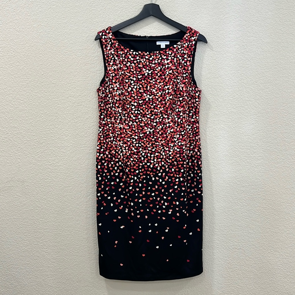 New York & Company hearts dress size L